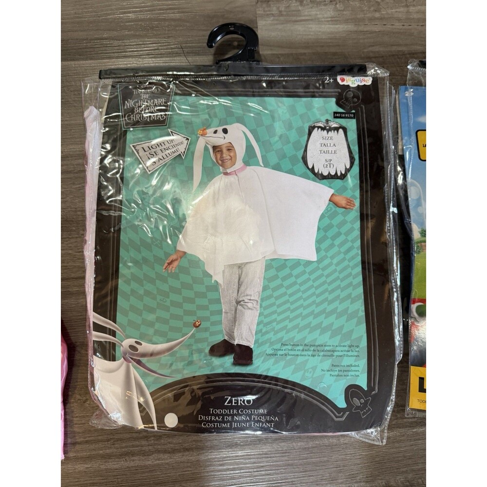 Disney’s The Nightmare Before Christmas Zero Costume Size S/P (2T)
